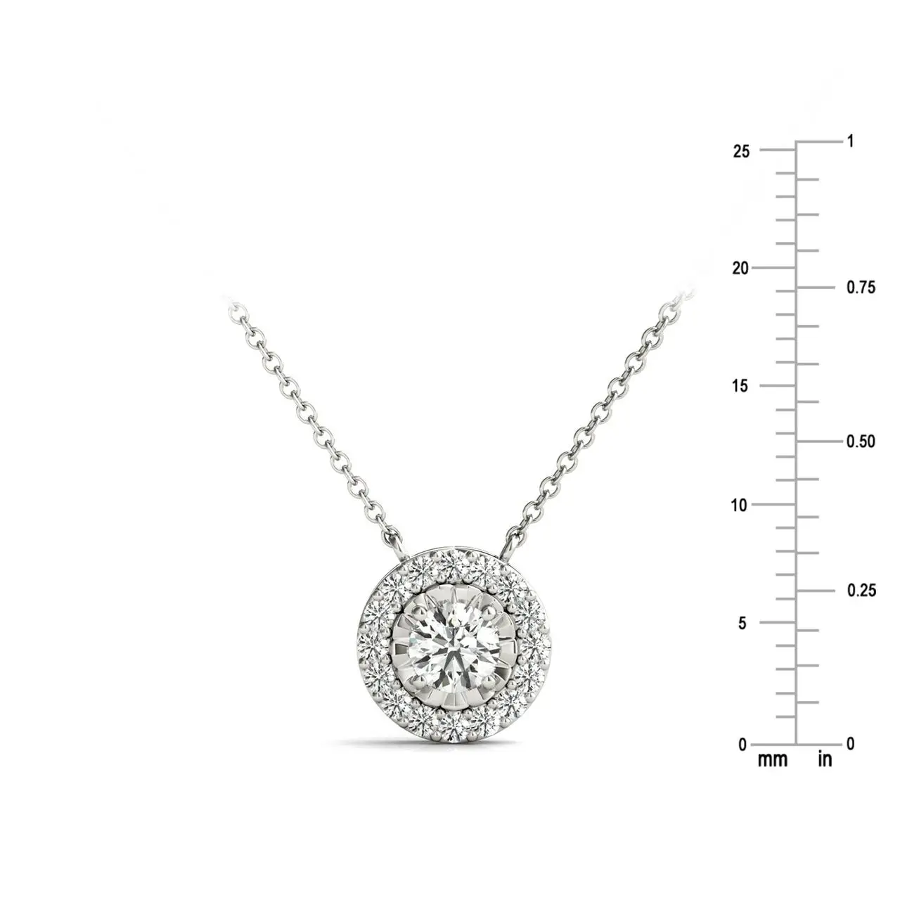 Indian Manufacturer Natural Diamond Studded Solitaire Pendant with 18 Kt Real Gold VS SI Diamond Purity Available at Export
