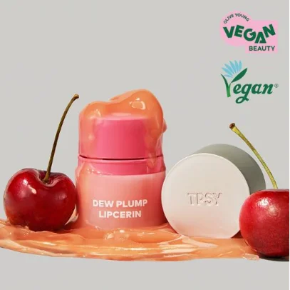 TPSY DEW PLUMP LIPCERIN  Lip essence Deeply Hydrating Nourishing Formula Long-lasting Shine Rich in Antioxidants Made in Korea