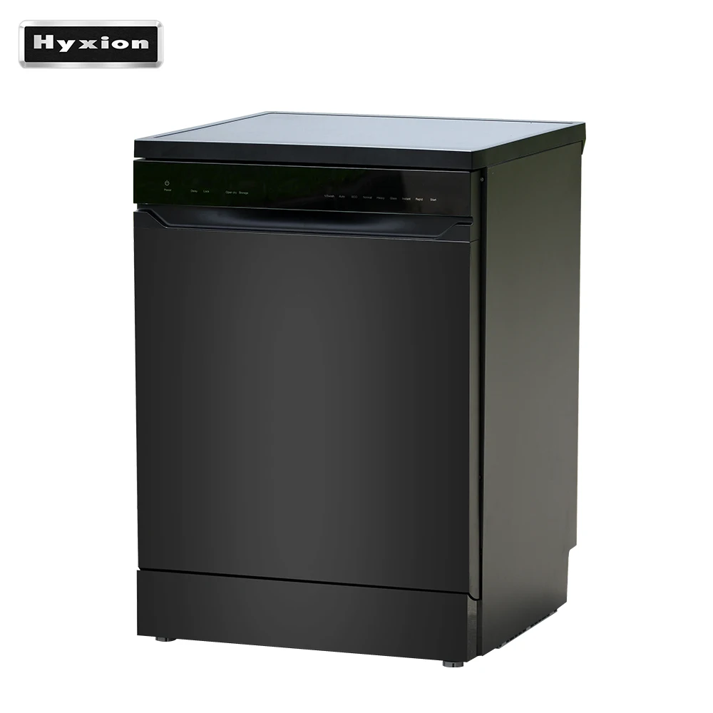 Hyxion Factory  Europe Semi-integrated Dishwasher 24inch 220V built in 15  Capacity dishwasher making machine