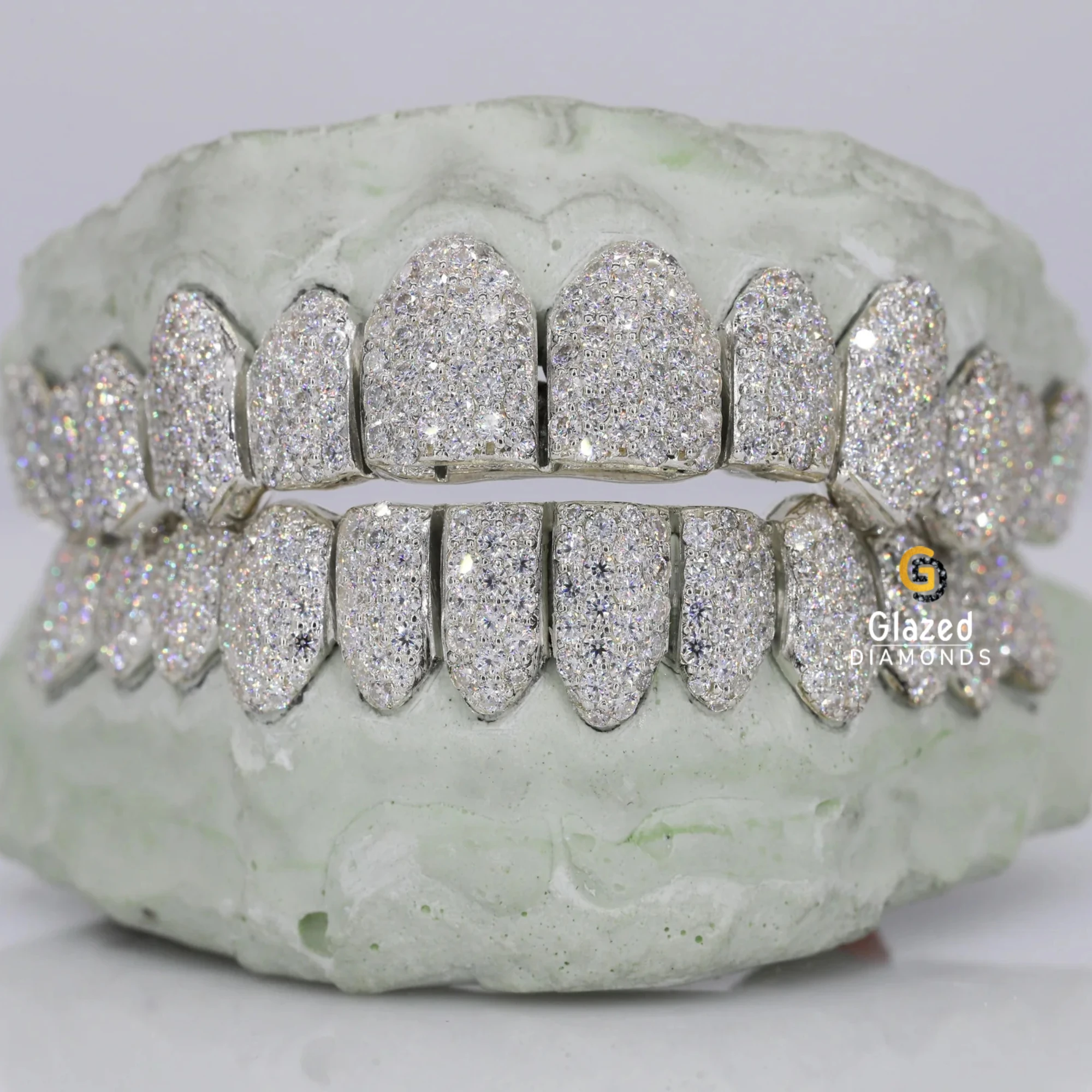 Our Exclusive Collection Of Designer Grillz Made In 925 Sterling Silver Featuring With Moissanite Diamonds For Your Unique Style