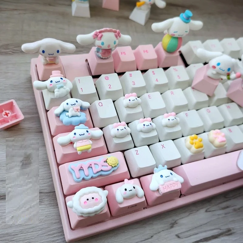 Пользовательские японские клавиши аниме розовые клавиши PBT, компьютерные игровые клавиатуры милые клавиши, ремесленный ESC OEM профиль R4 клавиши