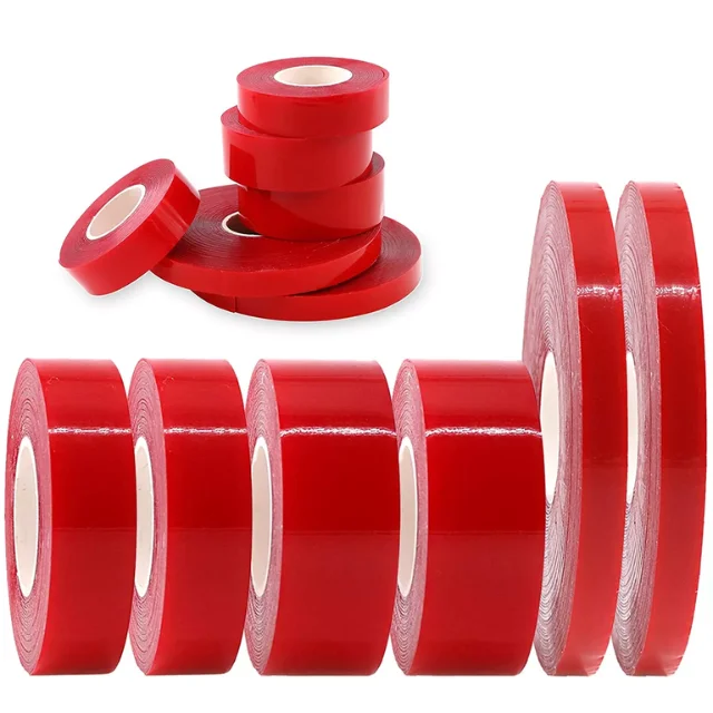 Hot Sell ACP100 Transparent acrylic foam for  permanent mounting Custom size and Die-cut FOR Whosale