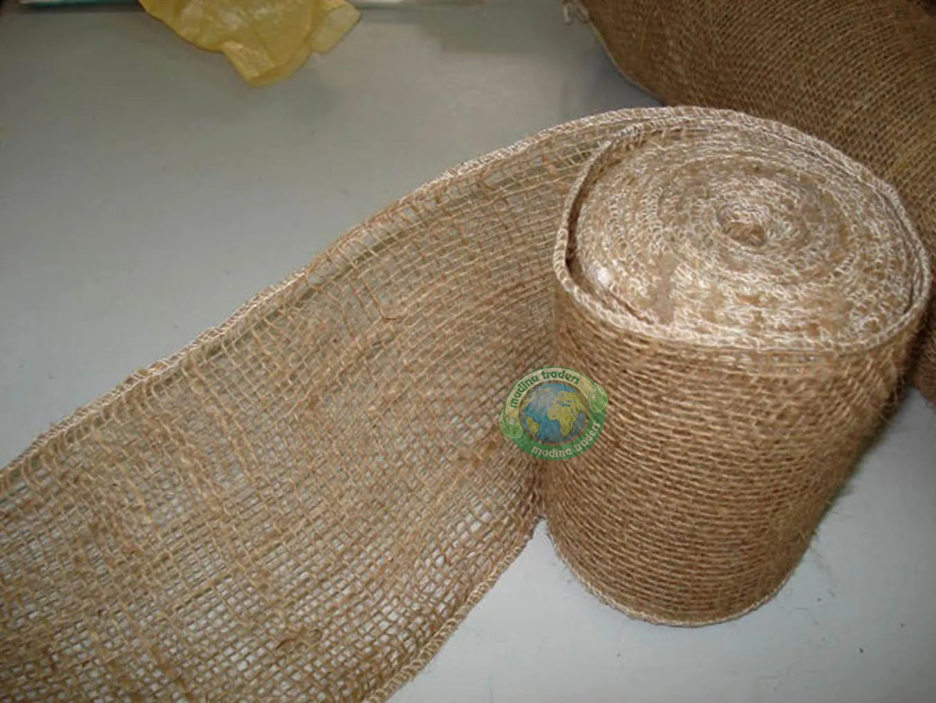 New Arrival Exportable Hessain Fabric Roll Form or Square Sheet Jute Burlap Bag Plain Gsm Technics Item DOC from Bangladesh