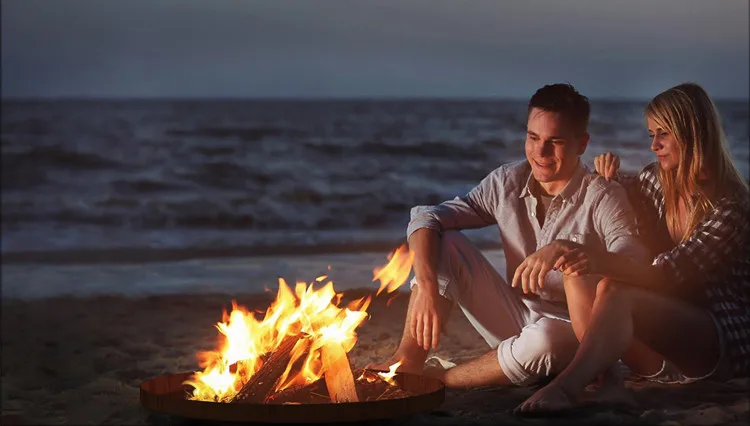 cheap price corten steel stove portable decorative indoor outdoor firepit heater round wood burning fire pit