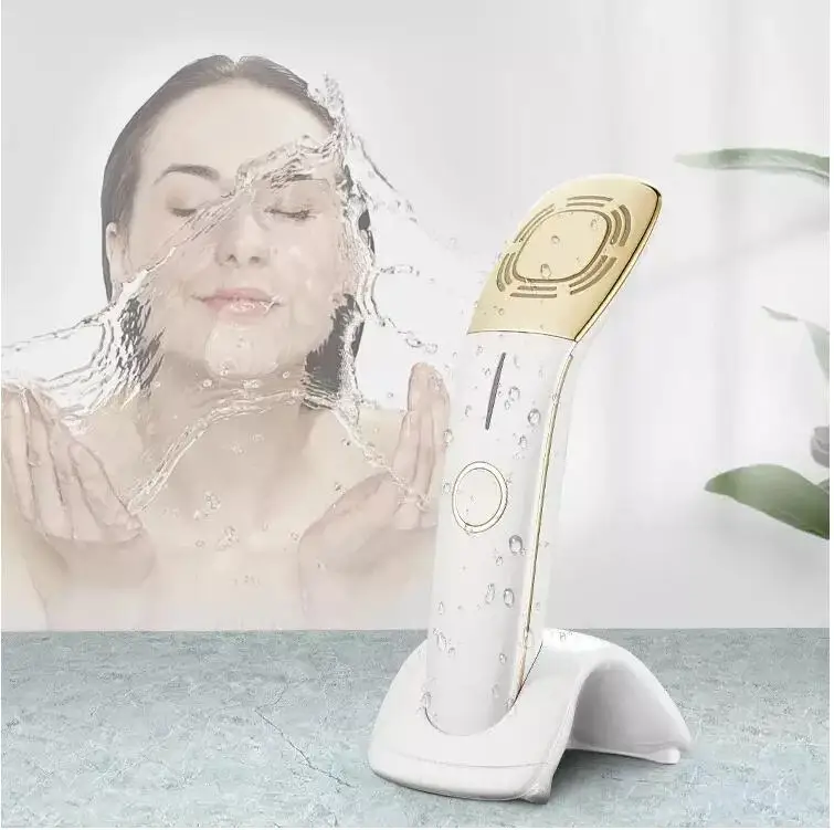 309 Ms. W anti-aging face and neck massager acoustic vibration anti-wrinkle device, thermal chin dust remover for anti-wrinkle