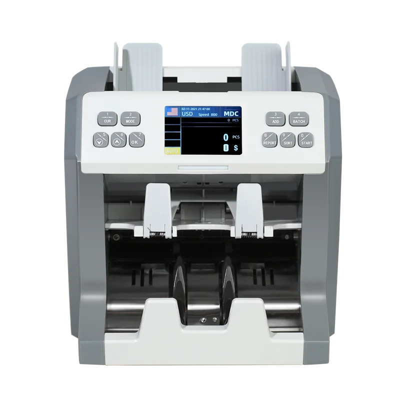 800C With Touch screen money sorter machine USD EUR GBP ALL ZAR OMR UZS small money counter cash counting machine Money Sorter