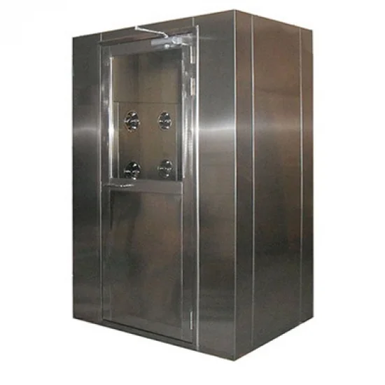Customized Clean Room Air Shower ISO Quality with SUS304, PCGI Material for Pharmaceutical Biotechnology 1300x1000x2300 mm
