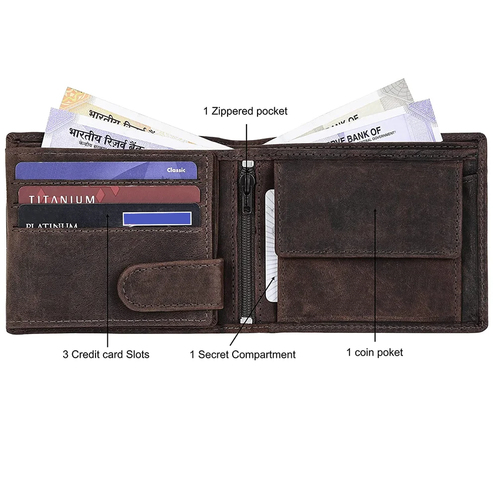 2023 High Quality Custom Leather Wallets Men Slim Wallet Pocket Wallets Custom Made In Pakistan