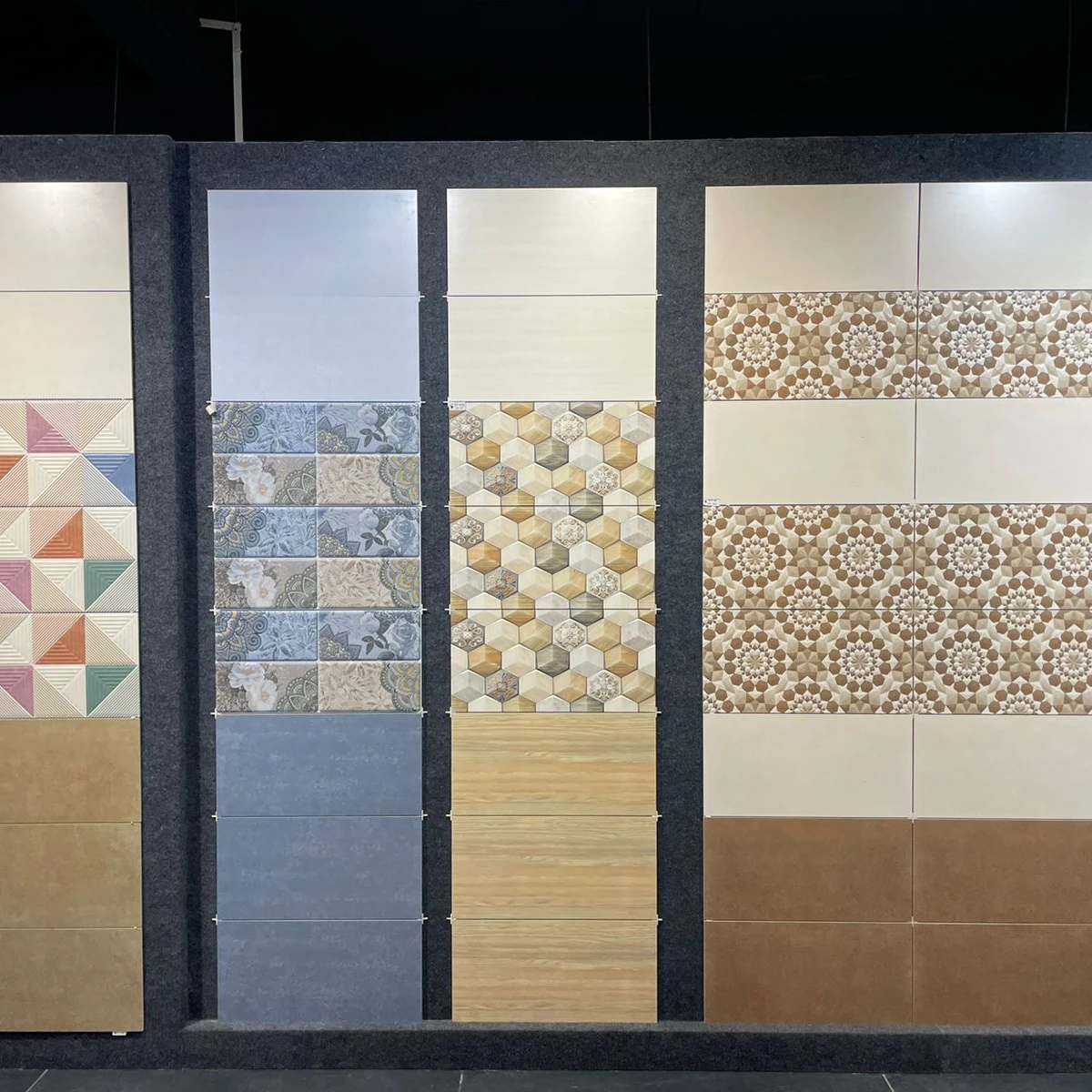 300x600 splashback Interior glossy Blue subway glazed ceramic tile square Blue brick subway wall tiles from india