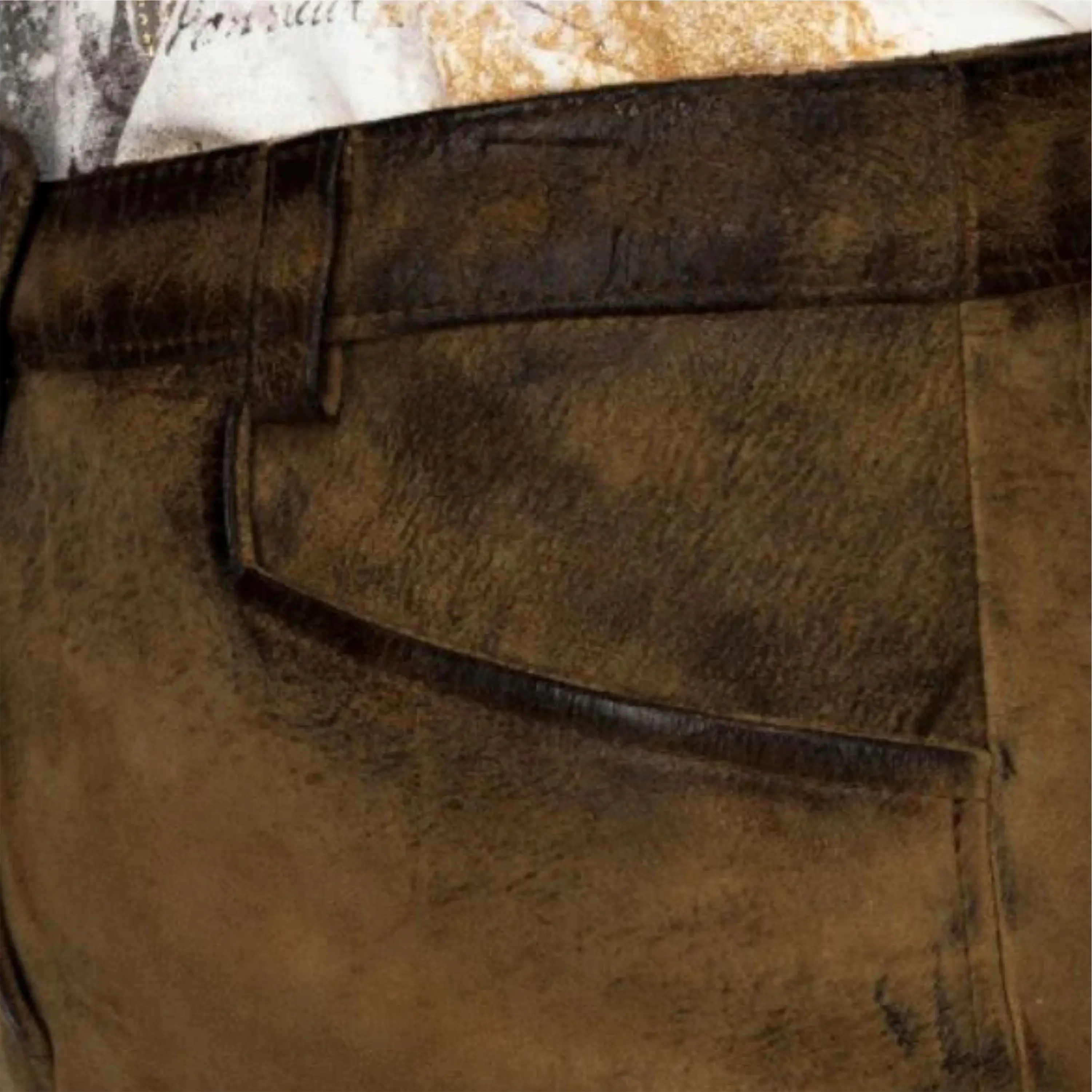 Traditional Bavarian Leather Skirt for Women  Customizable Oktoberfest Skirt with Embroidery for German Festivals and Events