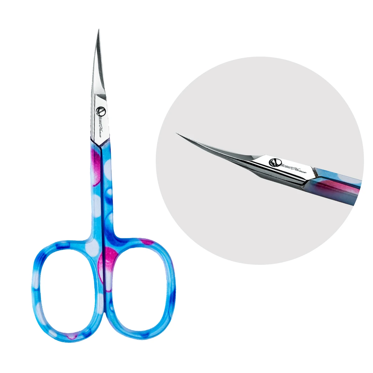 Classic Curve Manicure Scissors Accurate Cut Line with Blunt Blade Tip for Nail Care and Cuticle Cutting Eco-Friendly Beauty