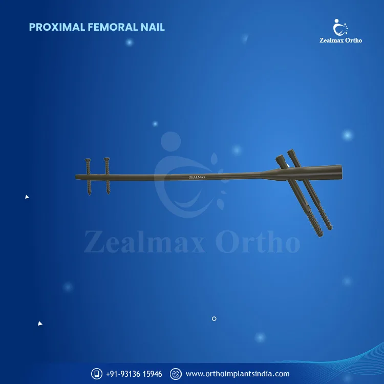 Zealmax Ortho Titanium Pure Material Trauma Orthopedic Implants CE Approved Proximal Femoral Intramedullary Nail