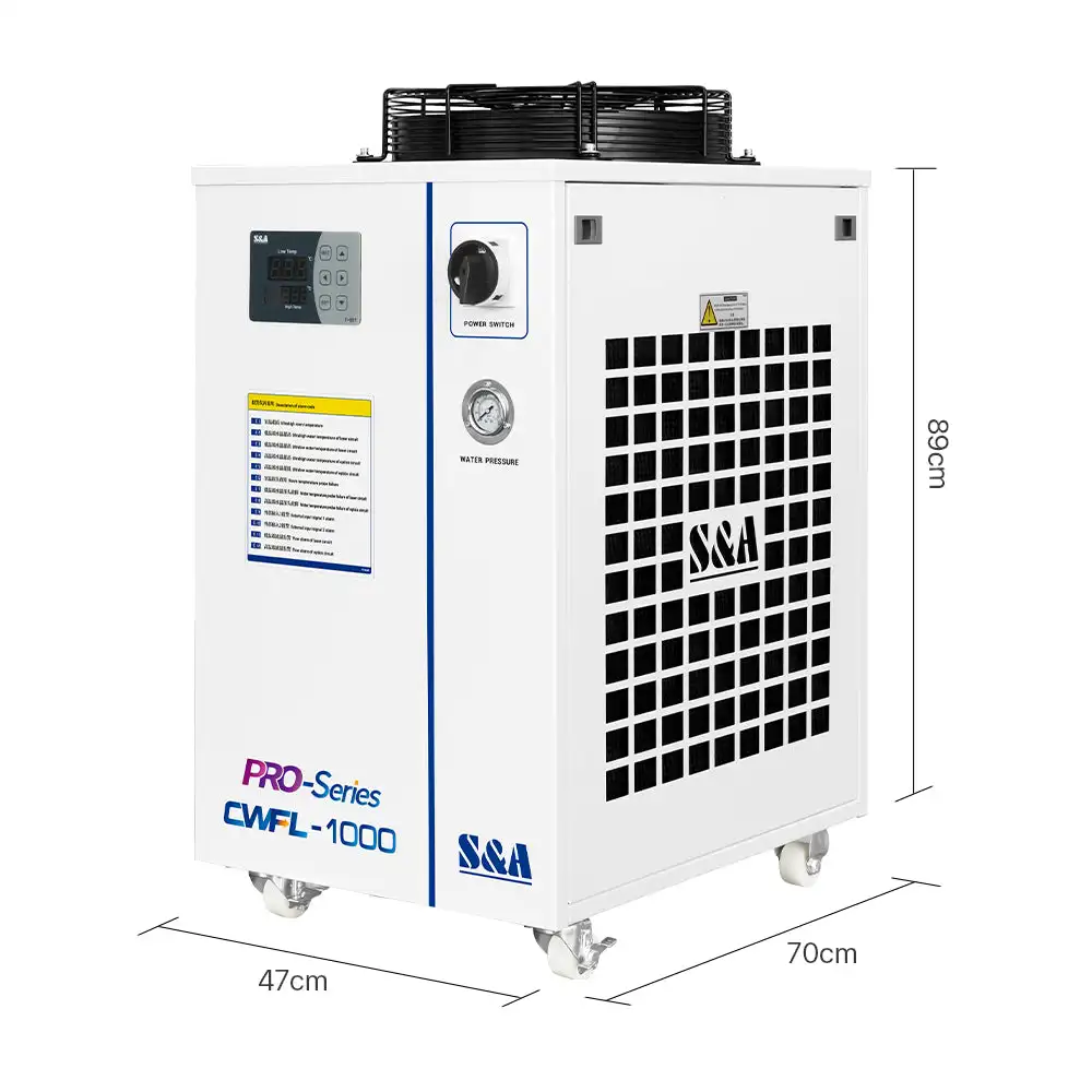 GYC LASER S&A CWFL-1000 Fiber Industrial Water Chiller
