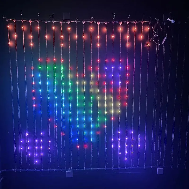 Цветная занавеска RGB