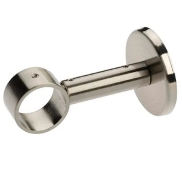 Metal Wholesale high quality curtain poles curtain rod bracket accessories Round Bracket Holder