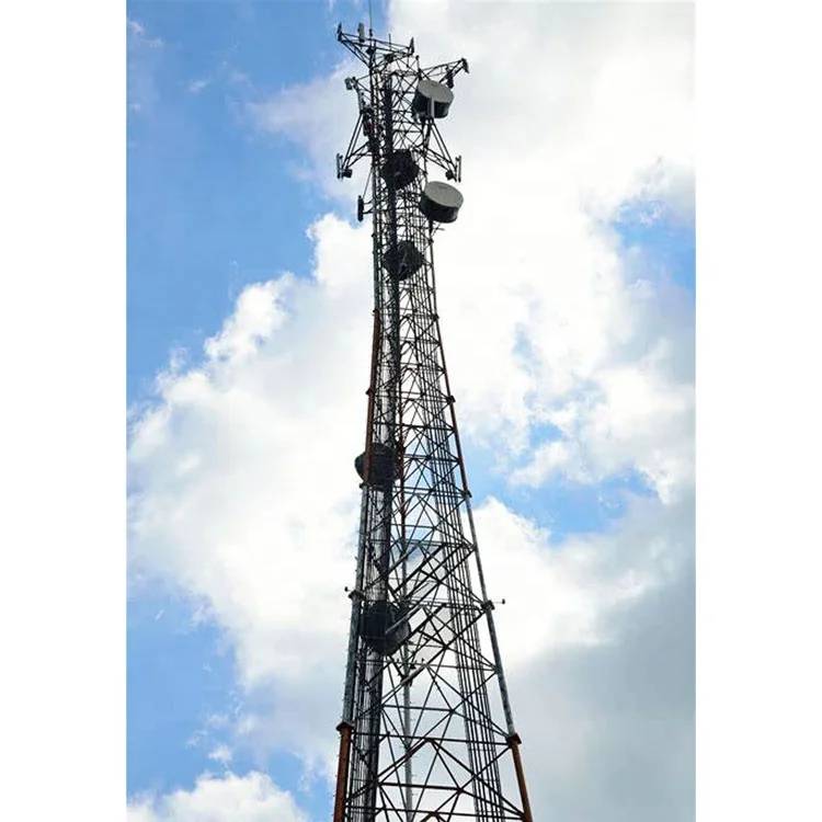 Self Supporting Tower Telecom Signal Tower Microwave Communication Antenna