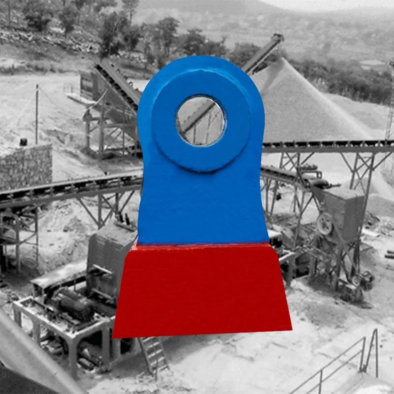 Crusher wearing parts Alloy steel hammers High manganese steel hammers spare parts