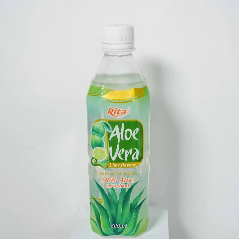 Hot Selling 500ml Aloe Vera Drink Multi-Flavor Hydration Ready-Made Orange Flavor Natural Processing OEM/ODM Vietnam Factory