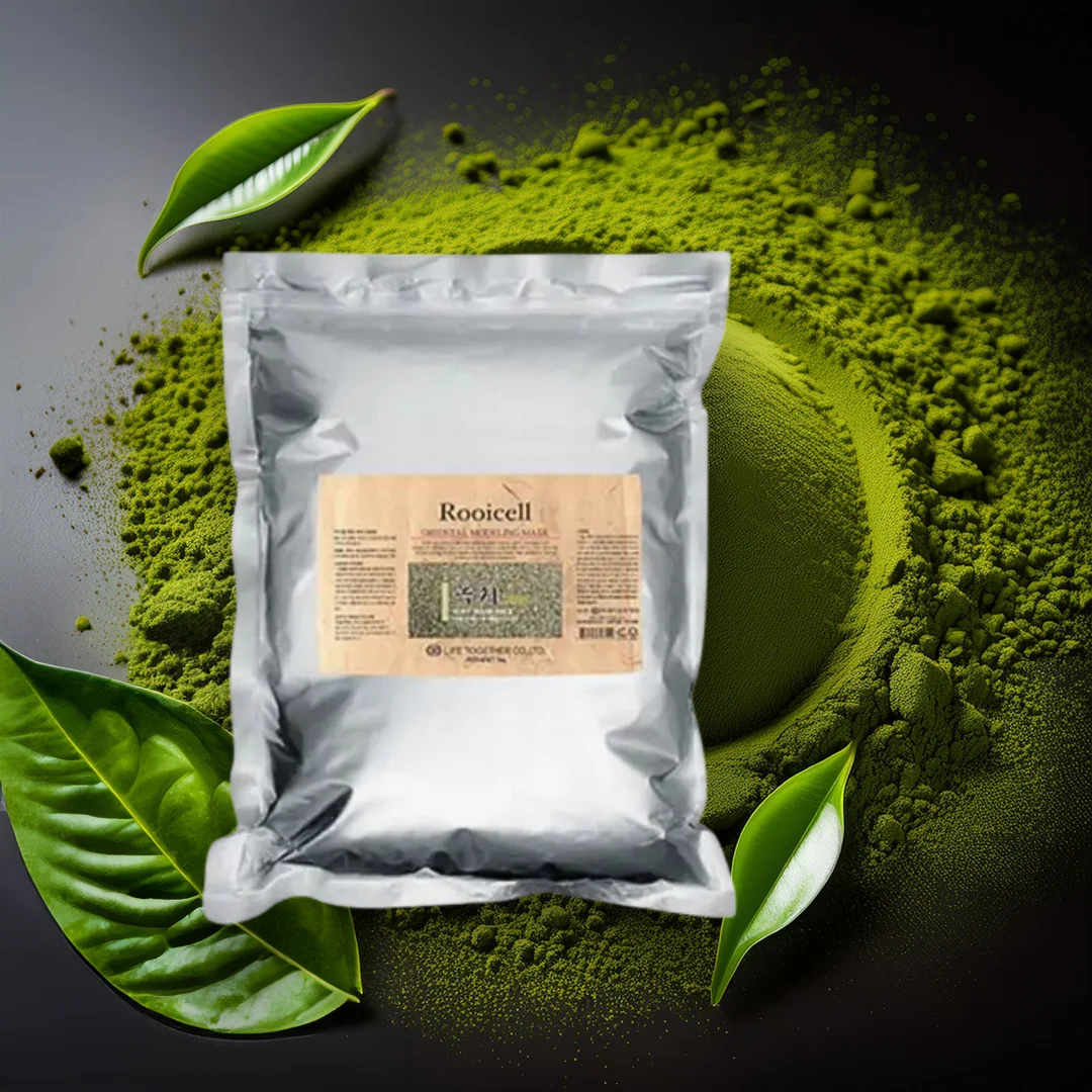 ISO GMP Korean cosmetics professional Green Tea  facial modeling face mask powder 1kg