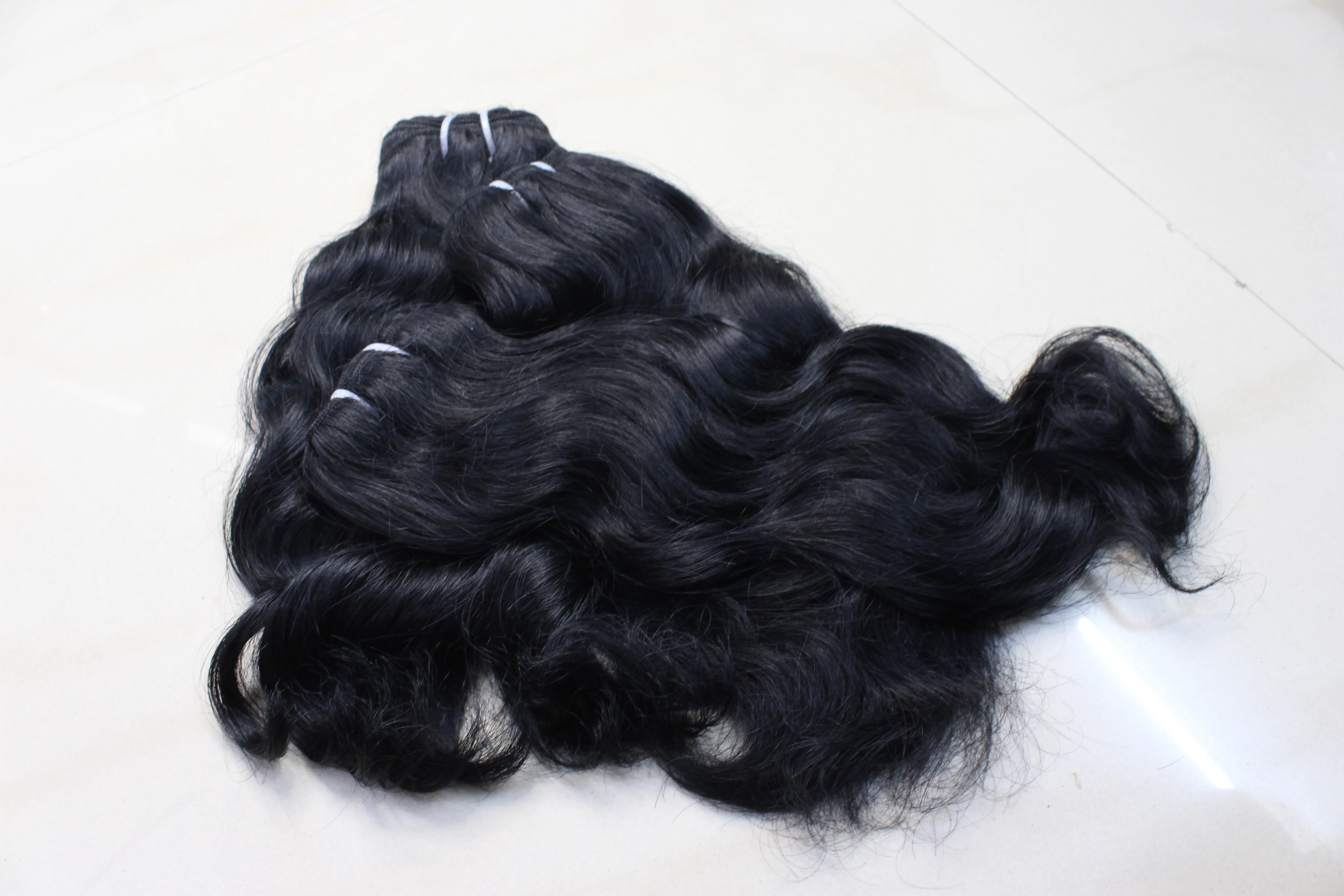 Оптовая продажа индийские человеческие волосы Remy с одним натянутым волосом оптом!