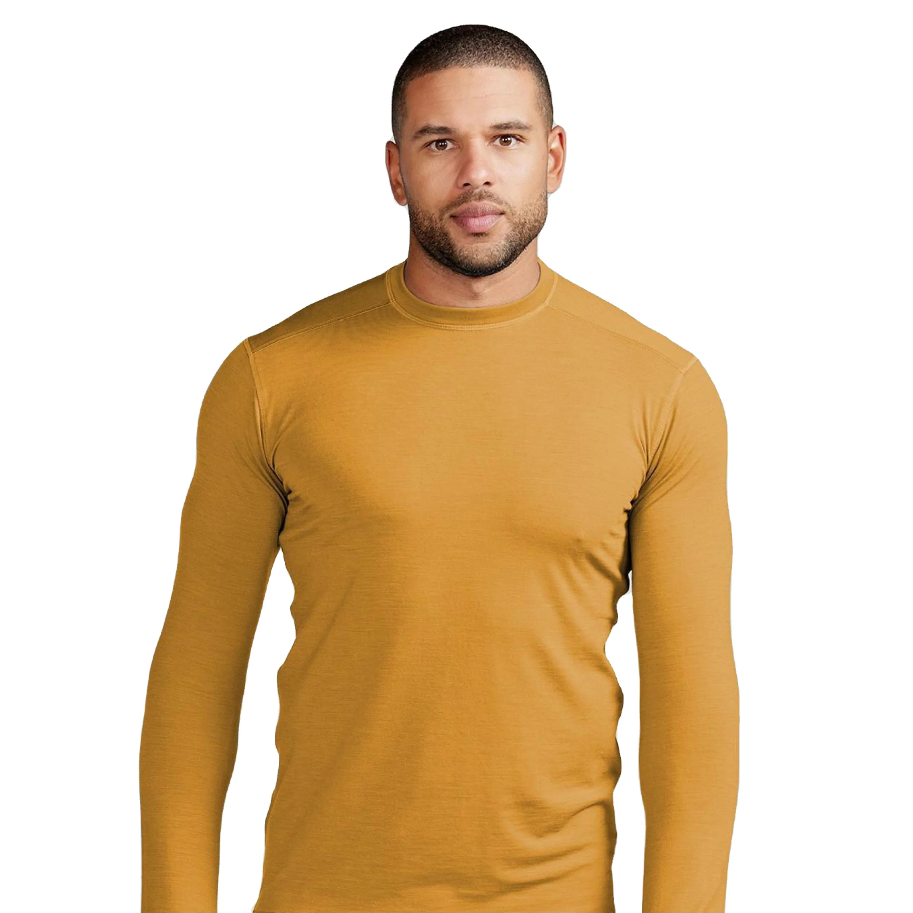 Unisex 100% Merino Wool Long Sleeve Base Layer - Natural Fiber Perfect for Cold Weather and Winter Activities