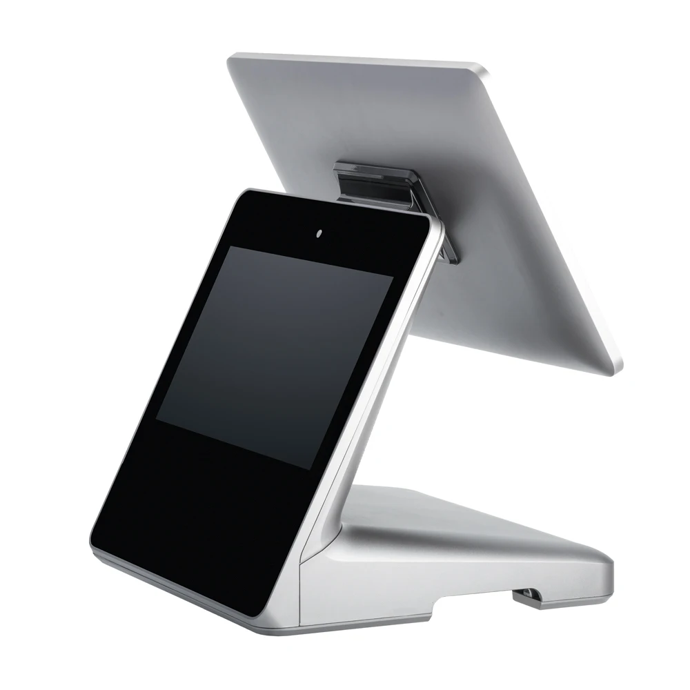 15.6 Inch All In One Capacitive Touch Screen Best Selling POS System Dual Screen Retail Cashier POS System For Hyper Market