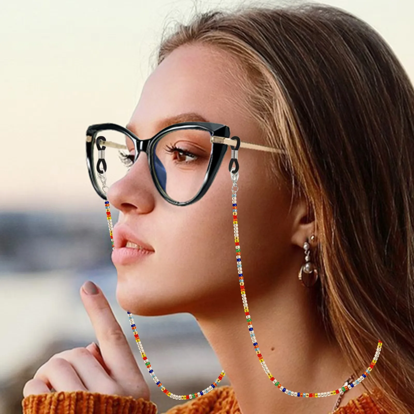 Fashion glasses cord Face Masking Holder Accessories Spectacles Eyewear Eye Glasses Sunglasses Eyeglasses Chain Mask lanyard