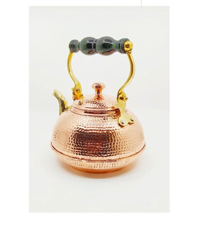 Copper Kettle For Water Storage Kettle Bronze Color Handmade Teapot High Quality Copper Tea Pot Kettle With Brass Handle