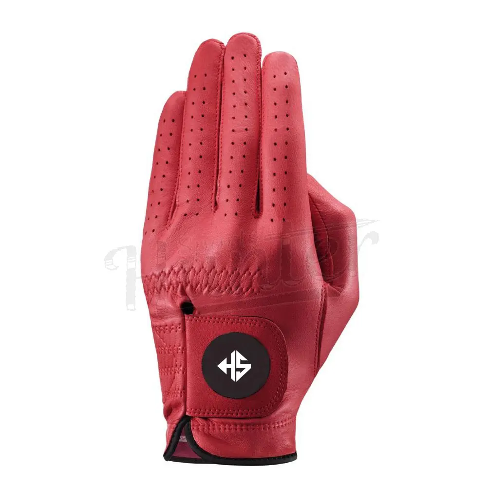 High Quality Anti Sweat Moisture-Proof Personalized Leather Golf Gloves For Men In Cheap Price