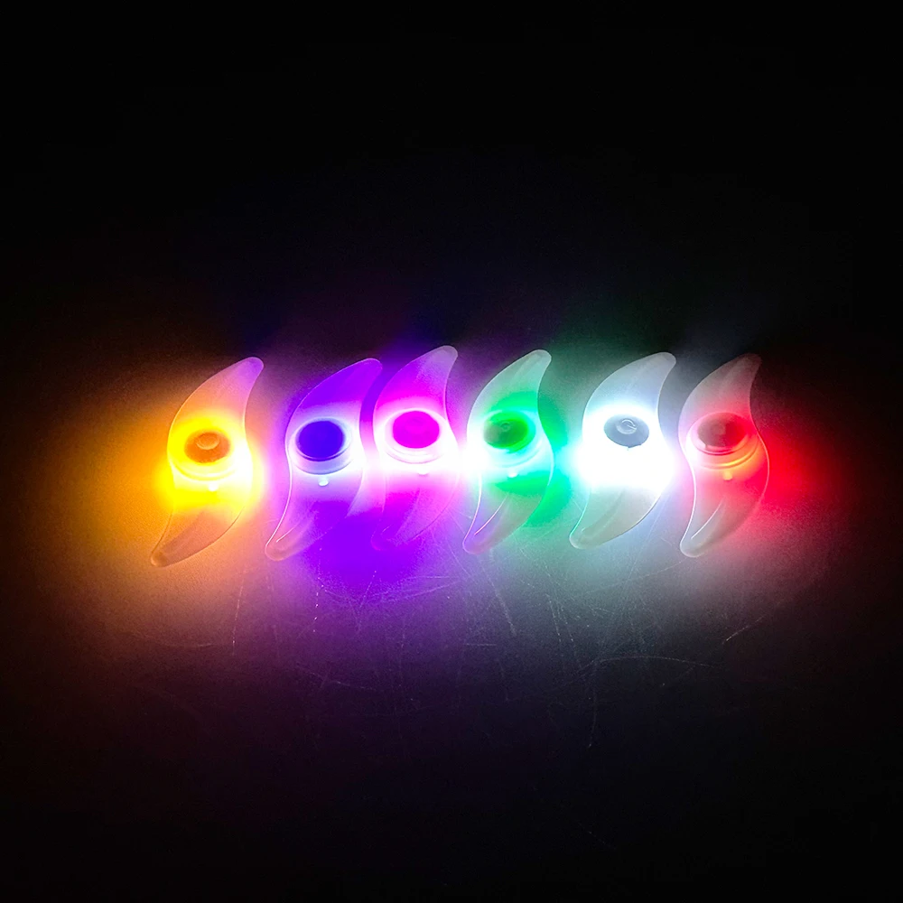 Bicycle Silicon Flashing Led Bike Wheel Lights Bike Portable Wheels Lights Willow Leaf Spoke Lights Cycling Accessories