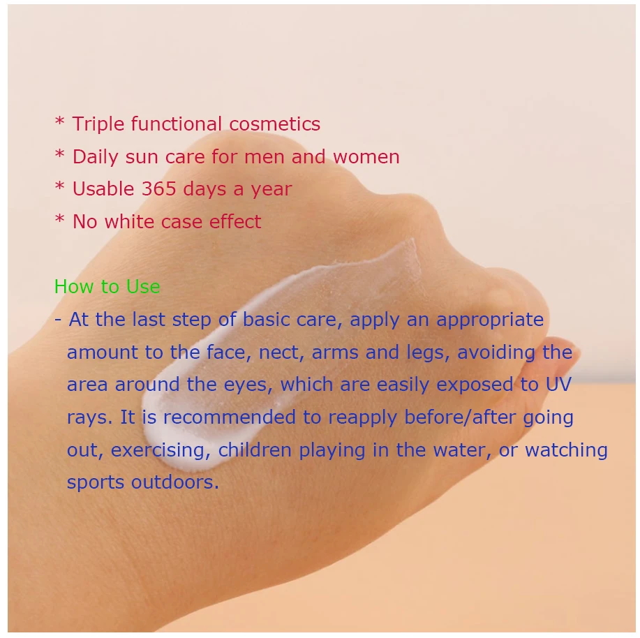 Farmstay Green Tea Seed sun block cream 70ml whitening wrinkle improvement, UV protection Korea Sun cream protect