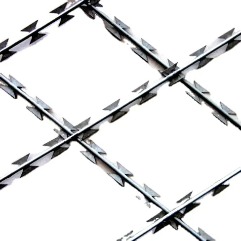 Горячеоцинкованная Алмазная сварная декоративная сетка из колючей проволоки