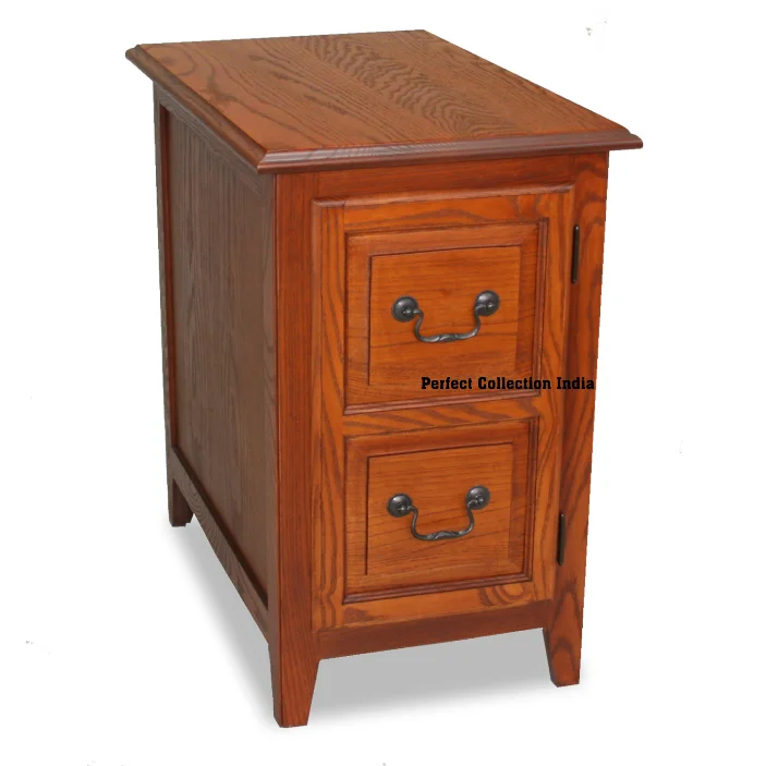 Деревянный приставной столик с 2 разъемами переменного тока и USB-разъемами USB-зарядная станция прикроватная тумбочка для дома гостиной в шоколадной вишне