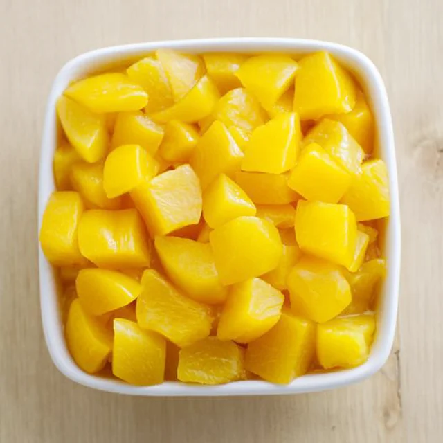 Factory Sale Healthy Yellow Peach Fruit Canned