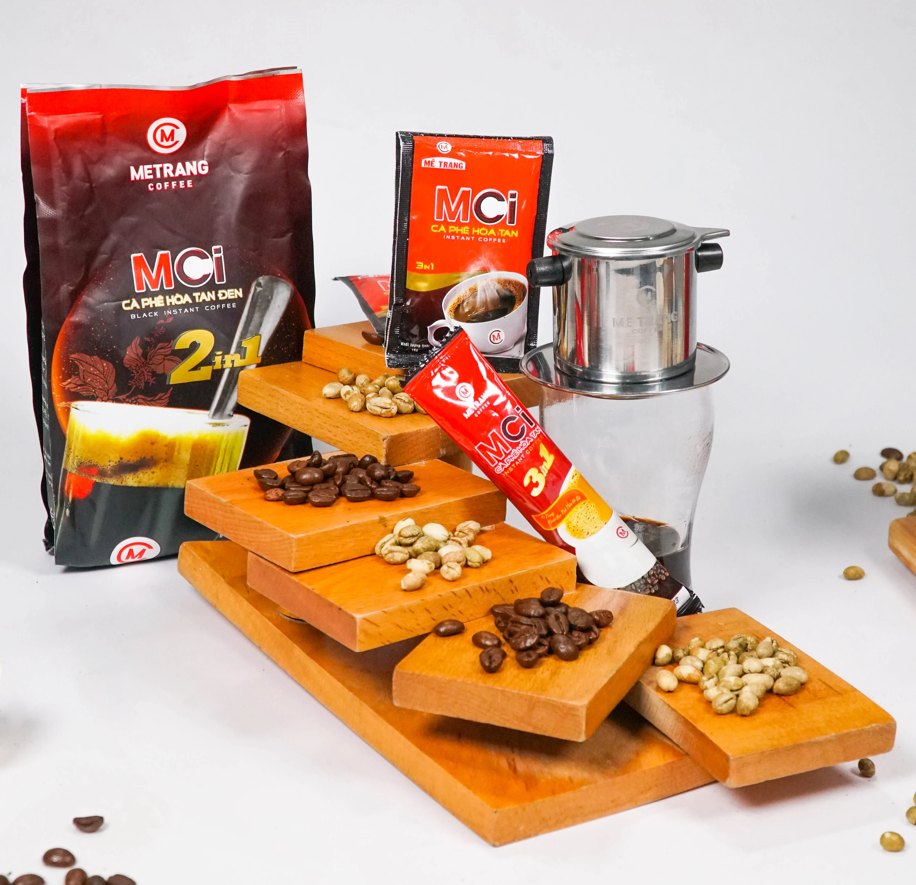 2in1 Instant Coffee Bag Caffeinated and Convenient for You OEM Service instant coffee bulk powder