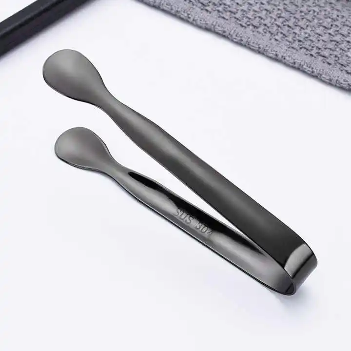 High Selling  Fancy Metal type  ice tongs,  mini cube sugar tongs