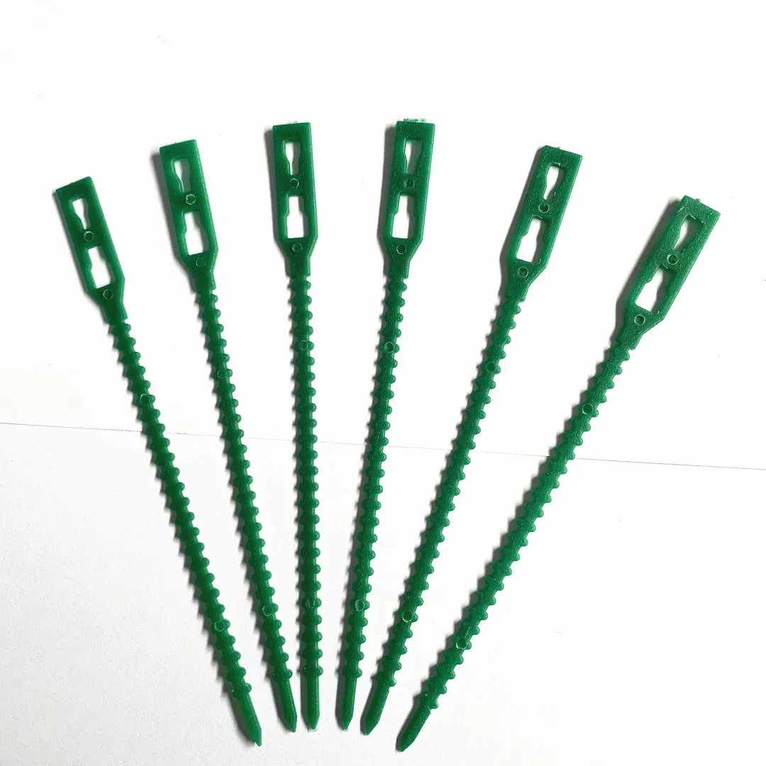100pcs 13CM Pe Adjustable Plant Garden Green Gardening Cable Tie Fixing Planting Care Potted Plants Wrapping Shelf Tools
