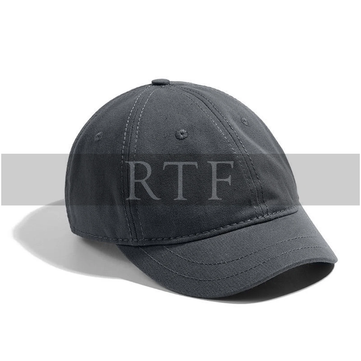 Add Your label Logo Print Embroidery Cotton Solid color Japan Korea Hat Boutique Hot Sale Short Brim Baseball Cap by Raw to Fine