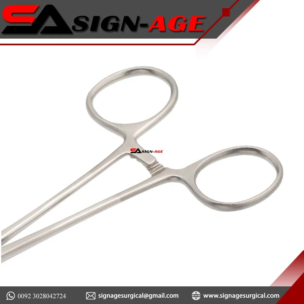 CE Approved Halstead Straight Mosquito Artery Forceps Micro-Mosquito Forceps In Custom Sizes Sign-Age Surgical