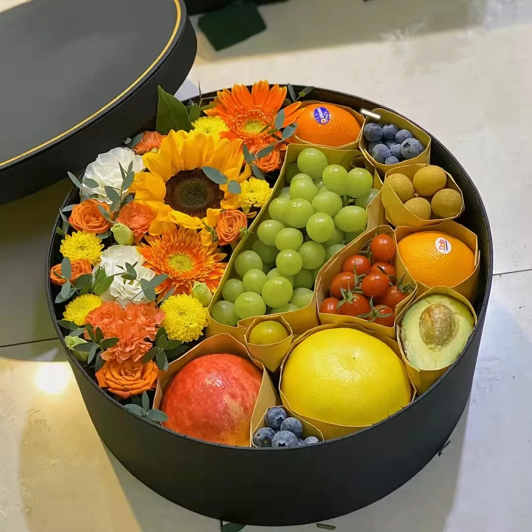 Bouquet Surprise Packing Box Design Team Support Customization Boxes Living Vase Box For Flower Bouquet