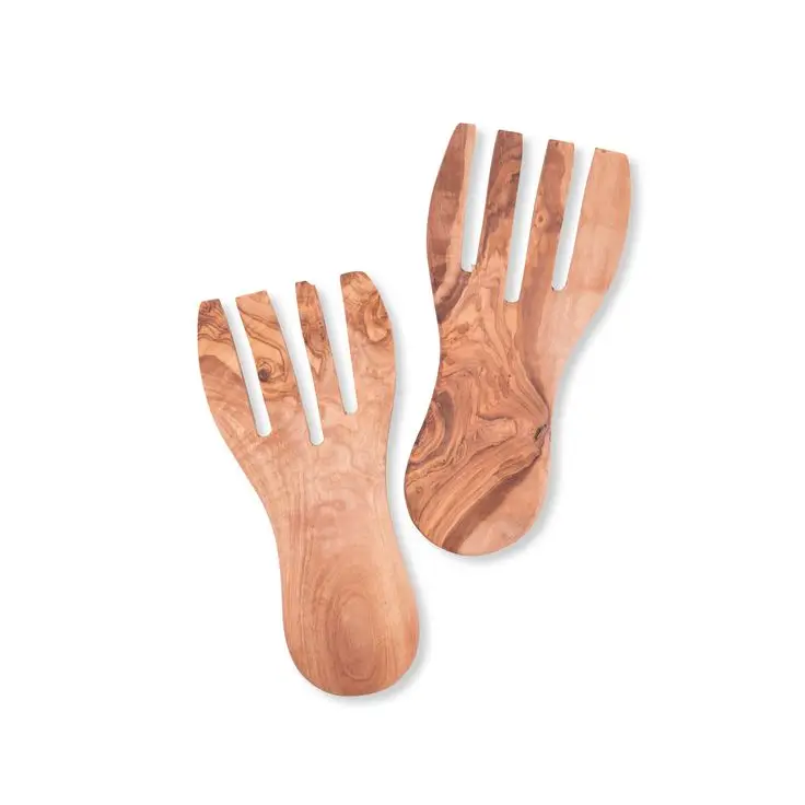 Luxury wooden salad spoon hand Handmade Salad Servers/Tableware cutlery Salad Hands spoon for sale at good price