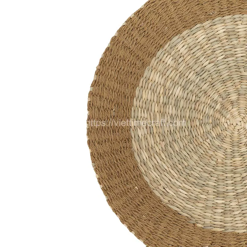 Mix Color Straw Woven Placemat/ Pad Mat/ Table Mat Wholesale For Kitchen Home Decoration Vietnam Wholesale