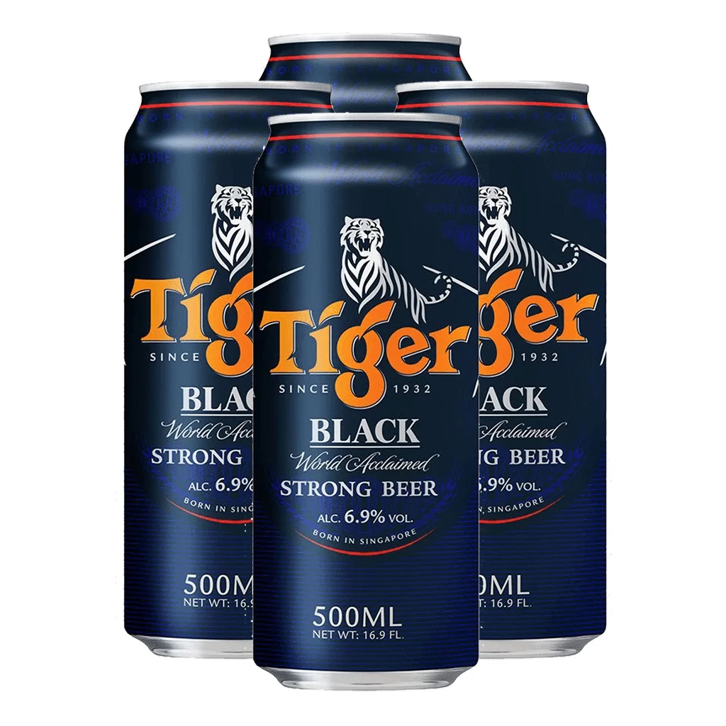 Wholesale Best Seller Beer Tiger Beer 330 ml x 24 cans - Tiger Black Strong Beer Bottle 330ml