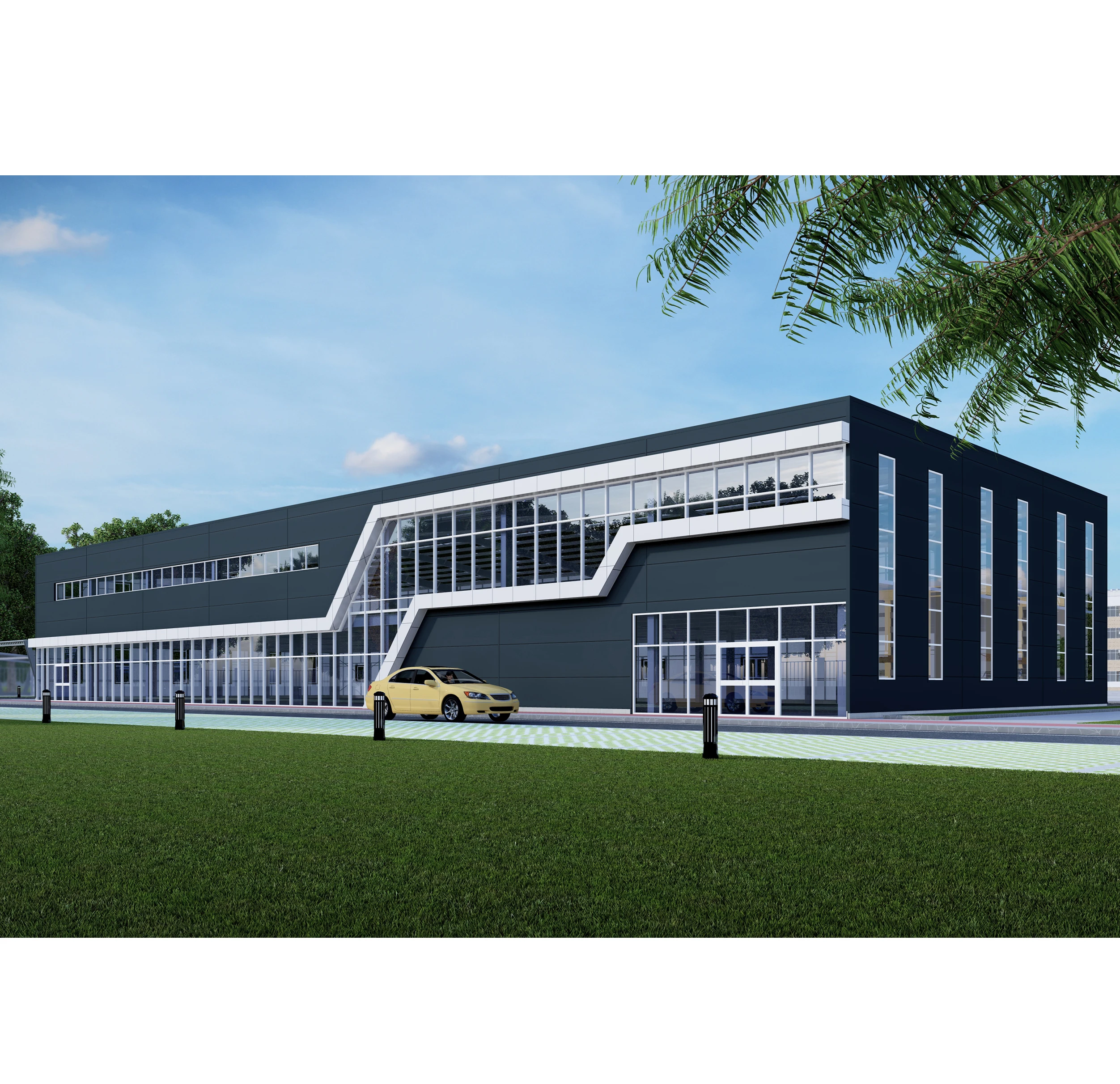 Prefabricated cold room growing factory building metal building made in China