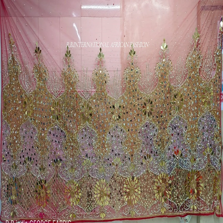 Designer party wedding wear Luxury lace Fabric