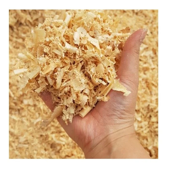 High quality natural wood shavings for use as animal bedding or stuffing material, for sale in bulk, wood wool hot sale