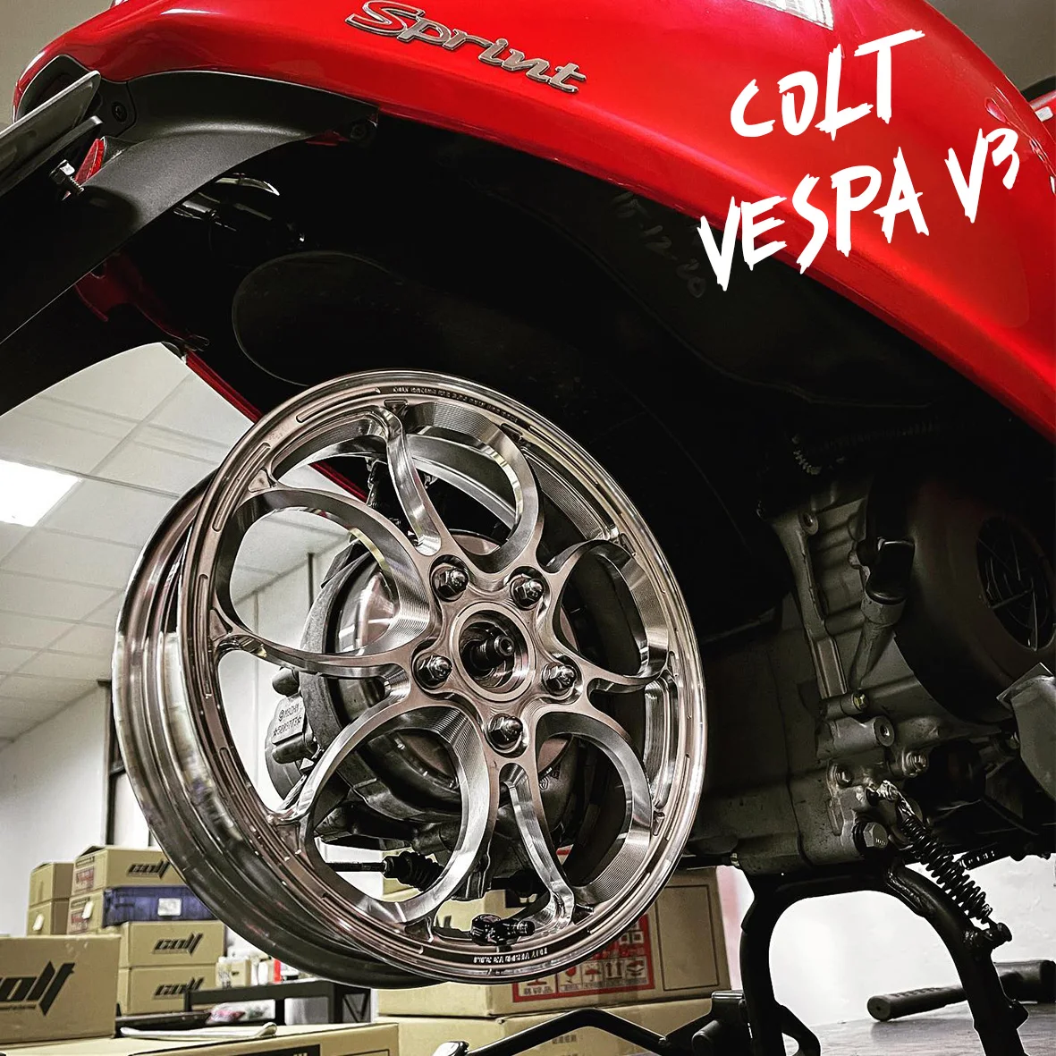 Мотоциклетное колесо для Vespa Primavera 125 задние модифицированные кованые колеса
