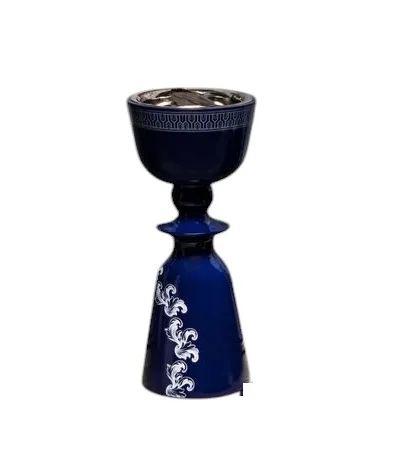 New Arabic Style Premium Incense Burner Bakhoor In Metal For Home Religious Place Fragrance Use Bakhoor Incense Burners In Blue