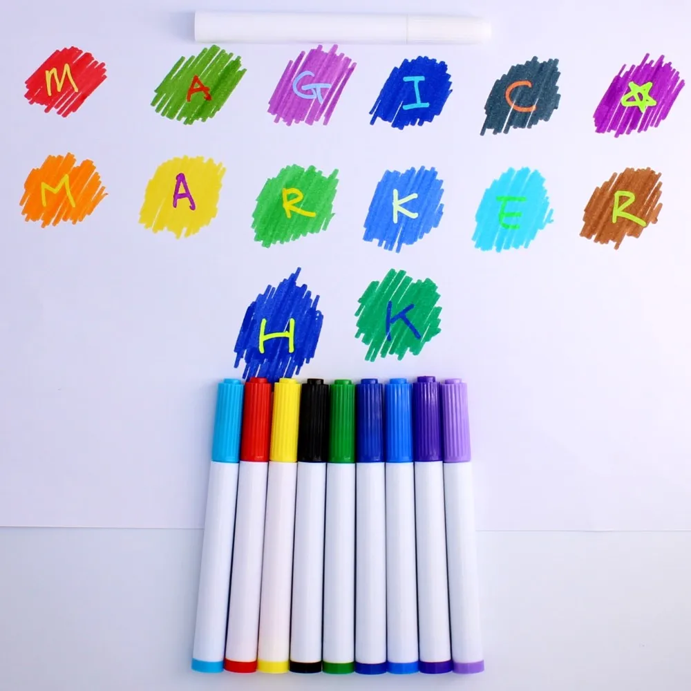 Factory price new design color change magic marker pen set