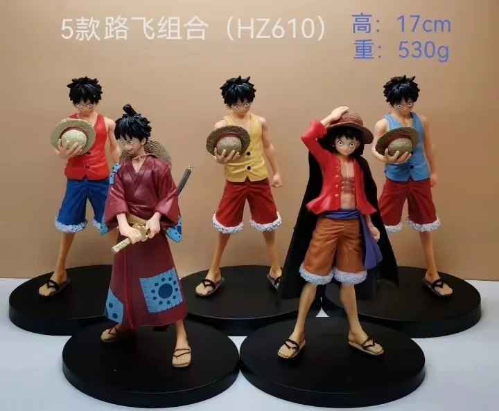 One Piece Grand Assembly Three Swords Style Roronoa Zoro Fire Fist Ace Standing Ace Figure Peripheral Model